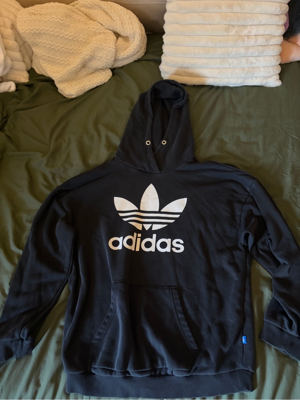 Adidas Originals Black Trefoil Logo Hoodie
